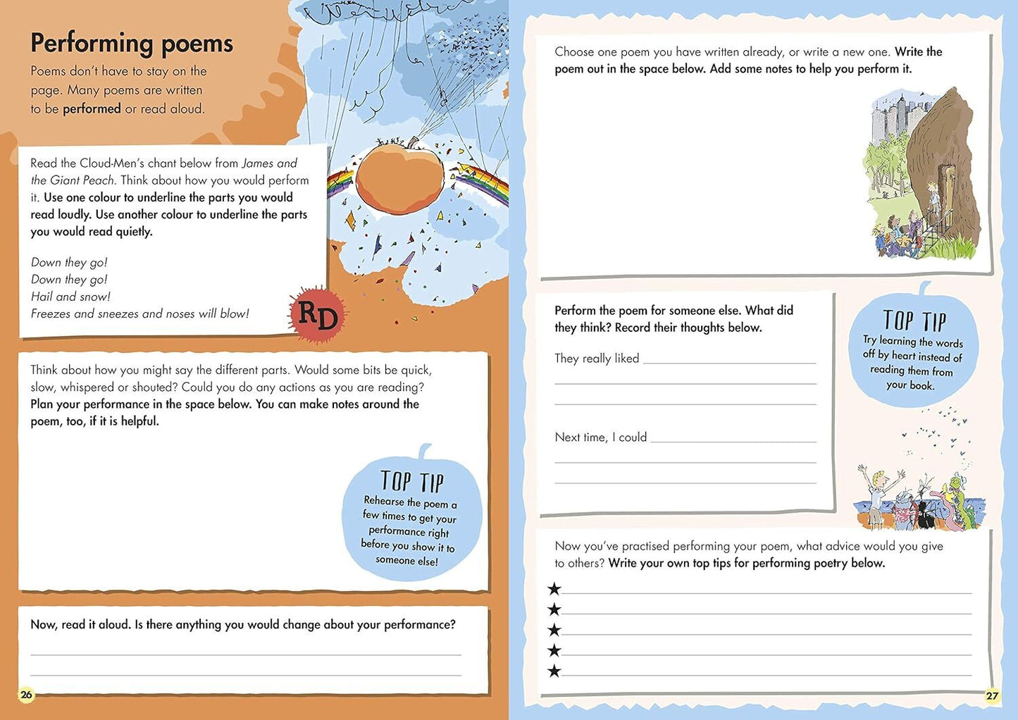 Creative Writing With James And The Giant Peach