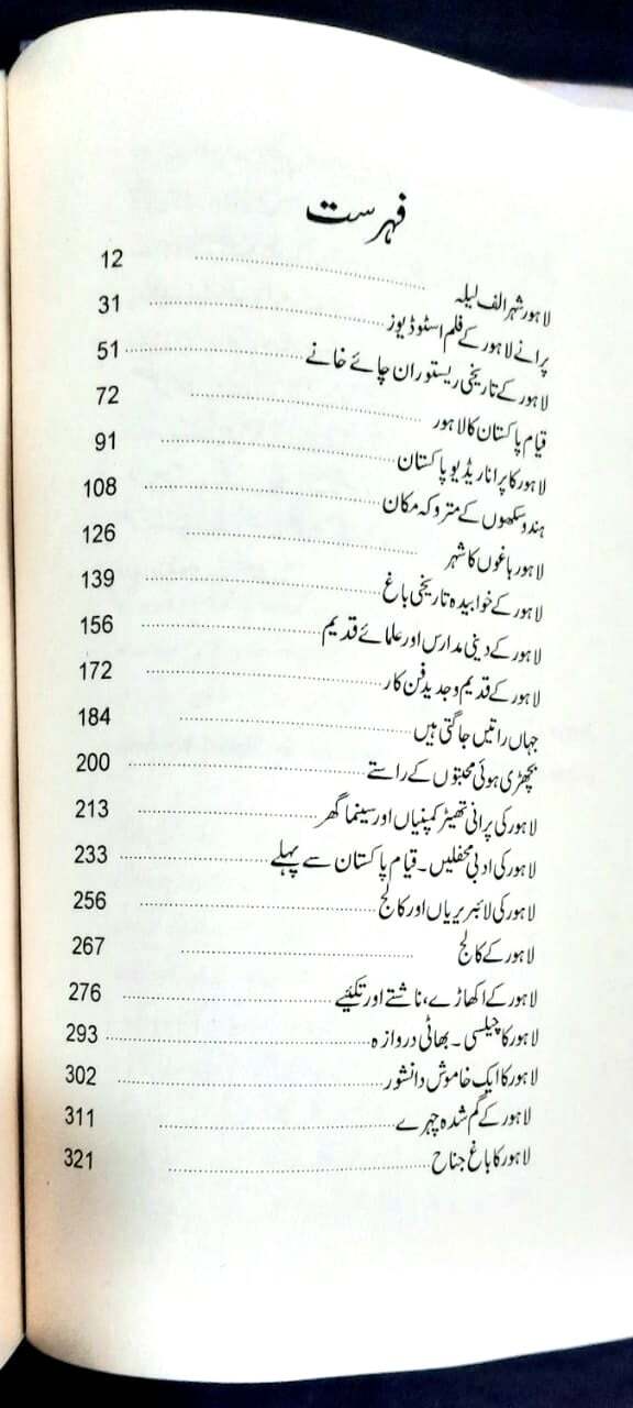 Lahore Ki Yadain (Yaddashtain)
