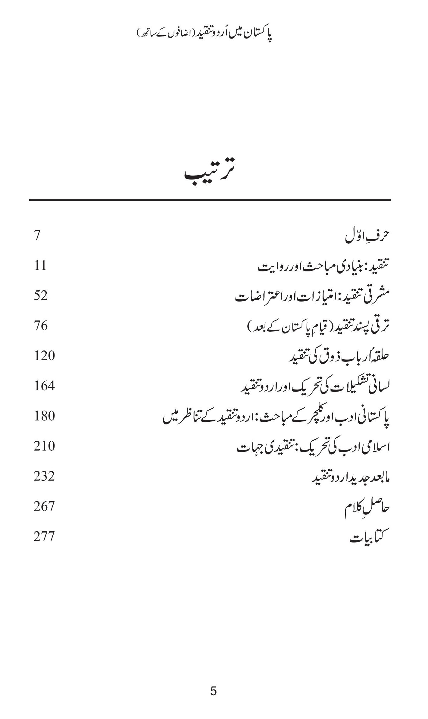 Pakistan Main Urdu Tanqeed - پاکستان میں اردو تنقید