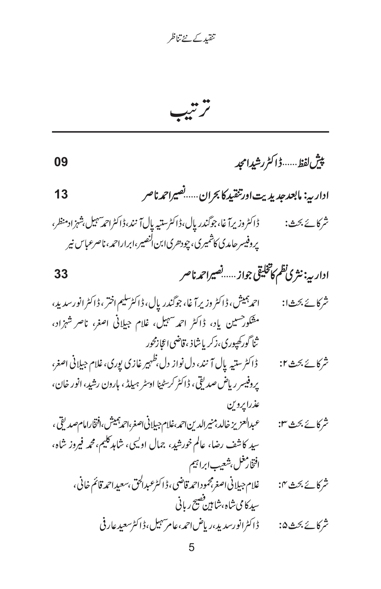 Tanqeed Kay Nay Tanazur - تنقید کے نئے تناظر