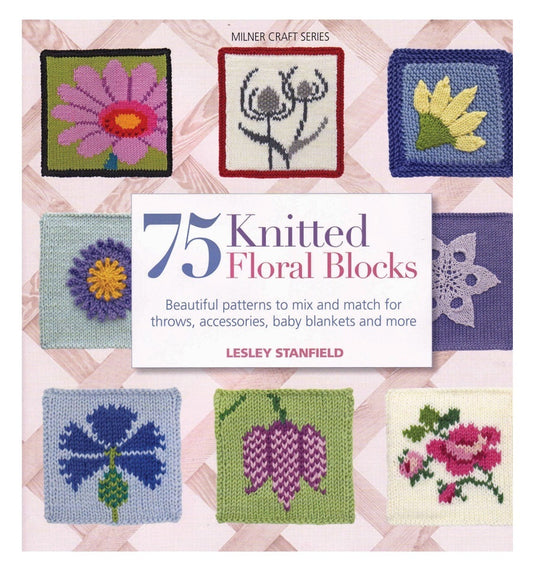 75 Knitted Floral Blocks