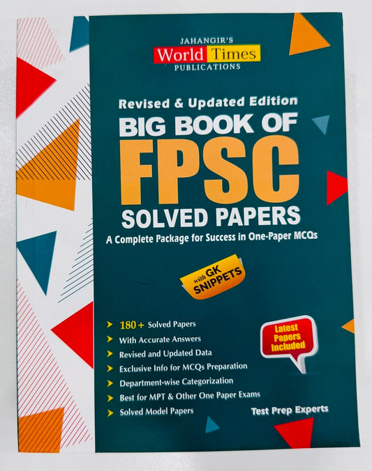 Big Book Of FPSC Solved Papers