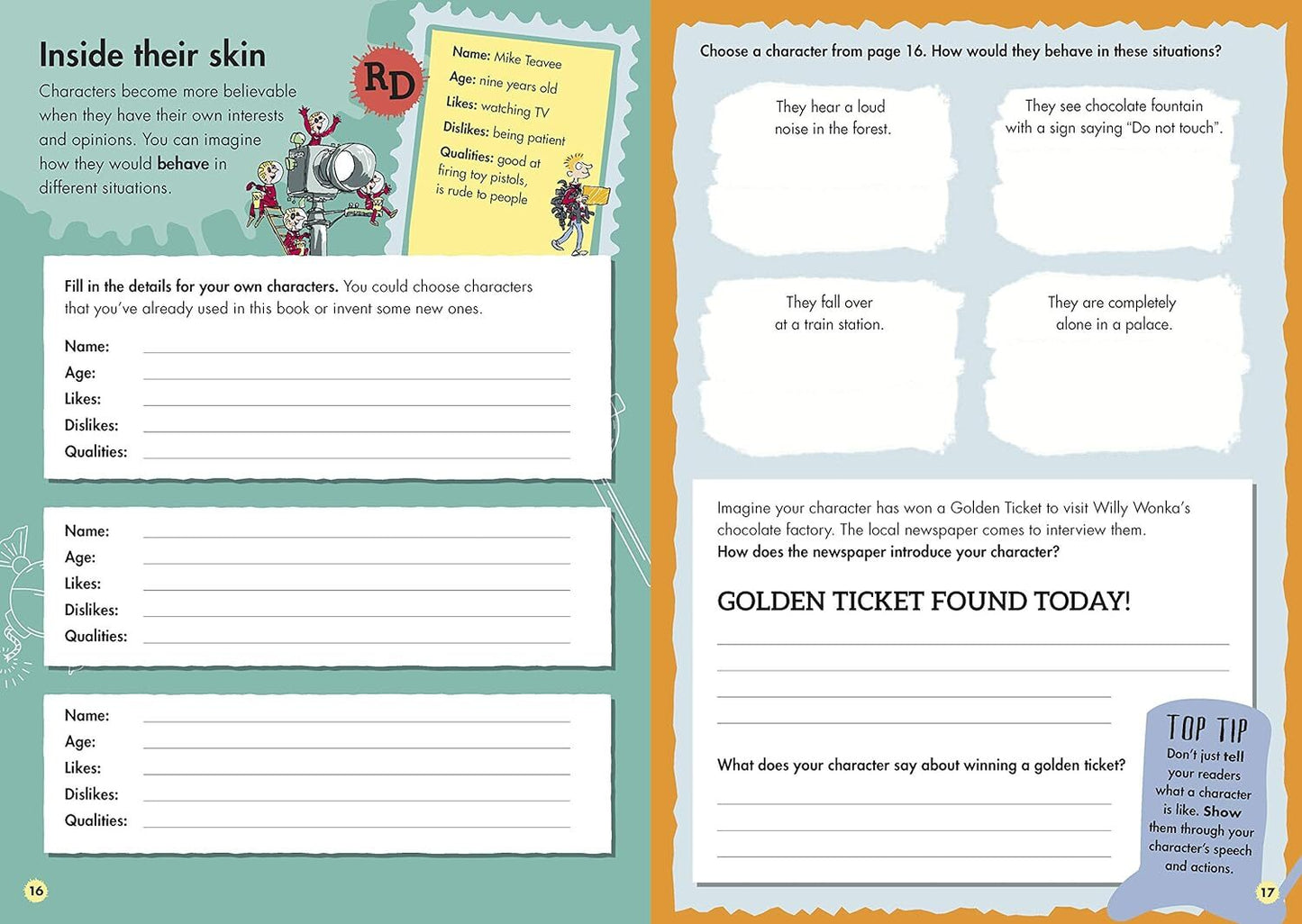 Creative Writing With Charlie And The Chocolate Factory