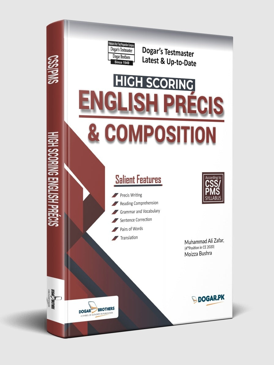 CSS High Scoring English Precis & Composition