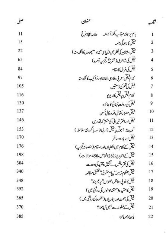 Faiz Shanasi - فیض شناسائی