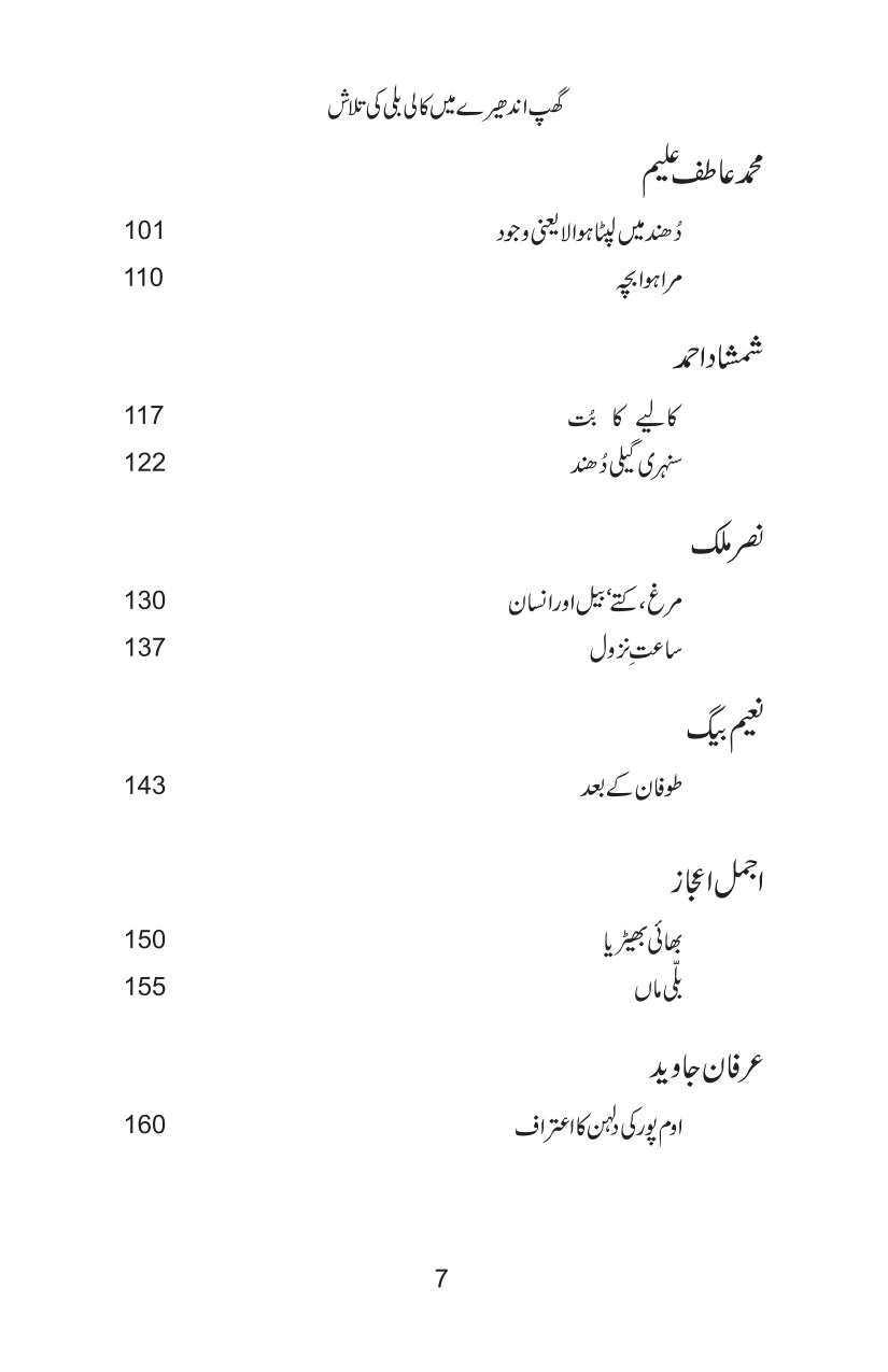 Ghup Andhery Main Kali Bili Ki Talash - گھپ اندھیرے میں کالی بلی کی تلاش