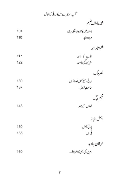 Ghup Andhery Main Kali Bili Ki Talash - گھپ اندھیرے میں کالی بلی کی تلاش