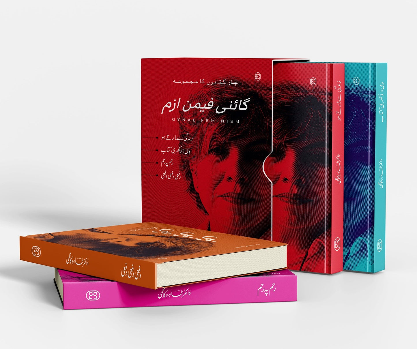 Gynae Feminism (Set Of 4 Books Of Tahira Kazmi) - گائنی فیمن ازم | چار کتابوں کا مجموعہ | زندگی سے ڈرتے ہو، وی وکھری کتاب، رحم پہ رحم، دفعی دفعی دفعی