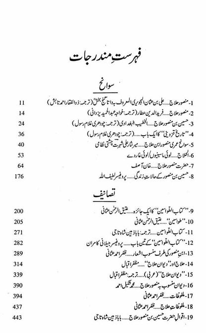 Hussain Bin Mansoor Hallaj By Muhammad Ikram Chughtai - حسین بن منصور حلاج