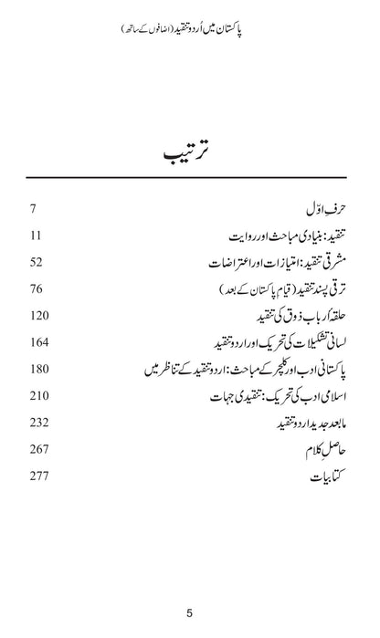Pakistan Main Urdu Tanqeed - پاکستان میں اردو تنقید