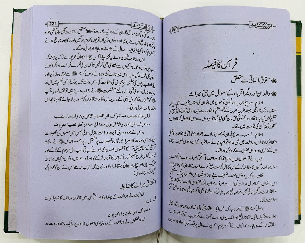 Quran Kareem Kay Faisly