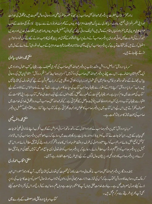 Sarmaya Darvesh - سرمایہ درویش