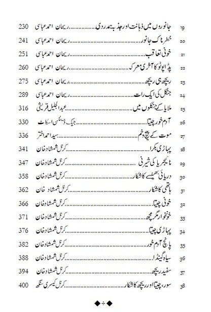 Shikariyat Ki Naqabal E Faramosh Dastanien (Part 12) - شکاریات کی ناقابل فراموش داستانیں