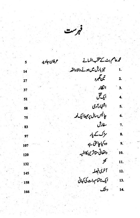 Teez Barish Main Hony Wala Waqea Aur Deghar Kahania