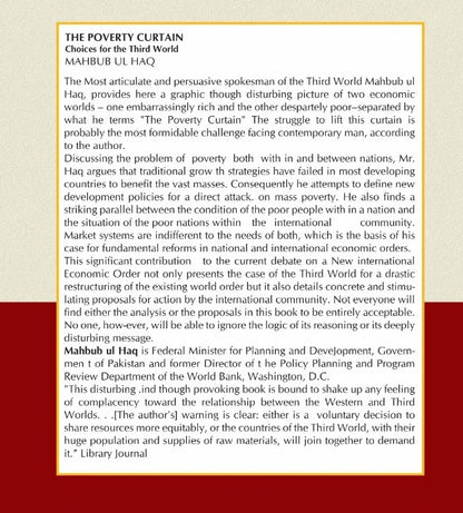 The Poverty Curtain Choices For The Third World