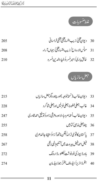 Zikar Kuch Mukhtalif Kitabon Ka